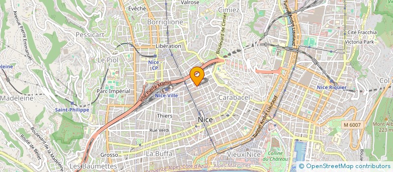 localisation de l'entreprise MADAME NACERA BOULAKJAR  NICE