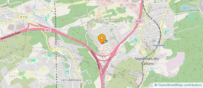 localisation de l'entreprise MADAME NACERA BOUTALEB à SEPTEMES LES VALLONS