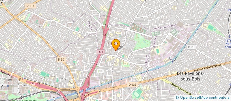 localisation de l'entreprise MADAME NACERA DJEZIRI  BONDY