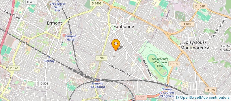 localisation de l'entreprise MADAME NACERA DJOUDI à EAUBONNE