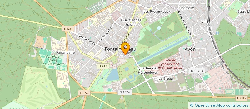 localisation de l'entreprise MADAME NACERA DOUROUGIE  FONTAINEBLEAU