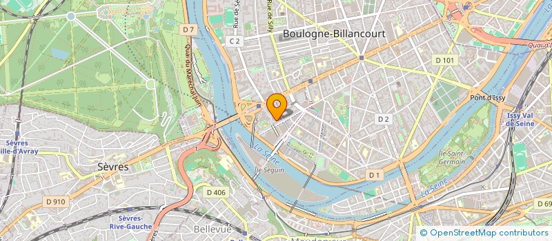 localisation de l'entreprise MADAME NACERA HADJ ALI  BOULOGNE-BILLANCOURT