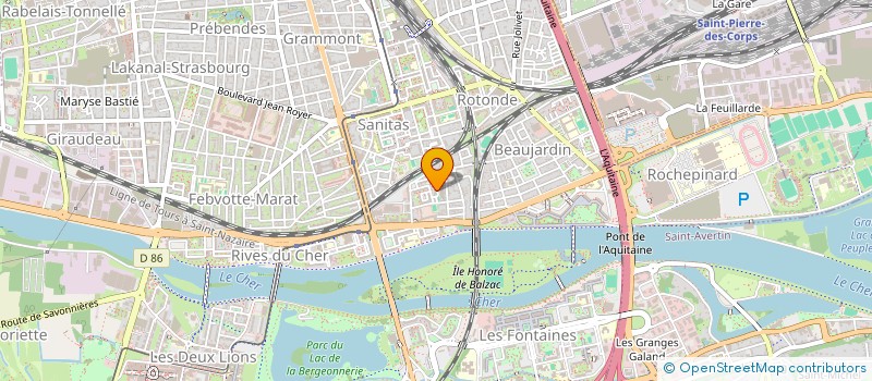 localisation de l'entreprise MADAME NACERA KEFANE  TOURS