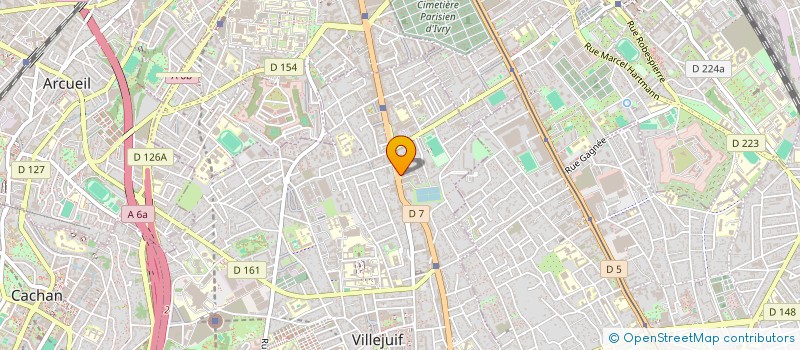 localisation de l'entreprise MADAME NACERA KEHLAOUI  VILLEJUIF