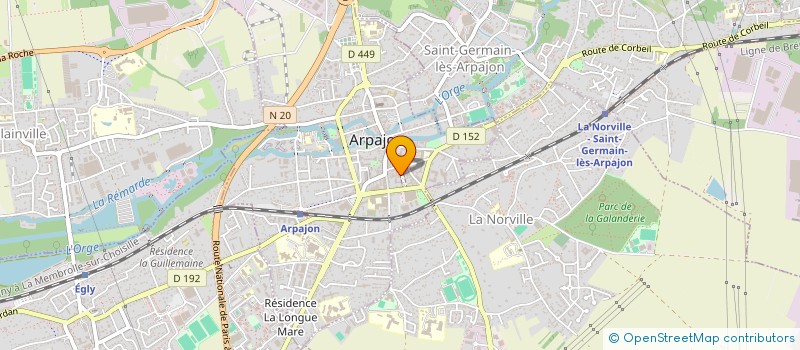 localisation de l'entreprise MADAME NACERA KERSANI à ARPAJON