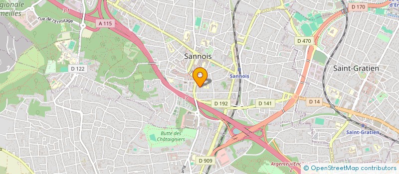 localisation de l'entreprise MADAME NACERA LOUBAR à SANNOIS