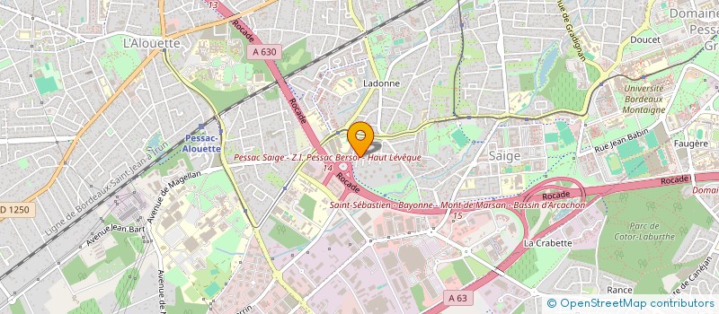 localisation de l'entreprise MADAME NACERA SBIHI à PESSAC