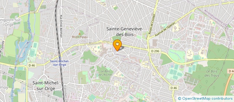 localisation de l'entreprise MADAME NACHIDA BOURAS  SAINTE-GENEVIEVE-DES-BOIS