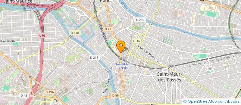 localisation de l'entreprise MADAME NACHILA MAMODHOUSSEN  NOISY-LE-GRAND