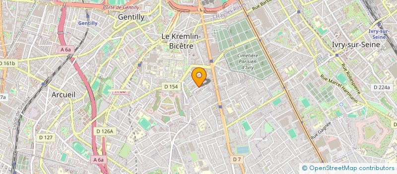 localisation de l'entreprise MADAME NACIBA OUDNI à LE KREMLIN-BICETRE