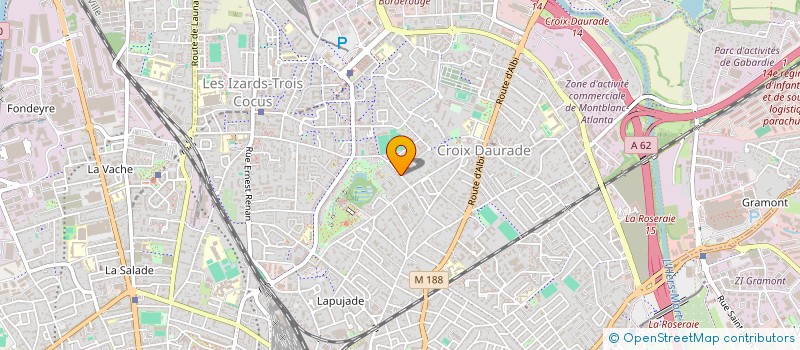 localisation de l'entreprise MADAME NACIMA ABANE  TOULOUSE