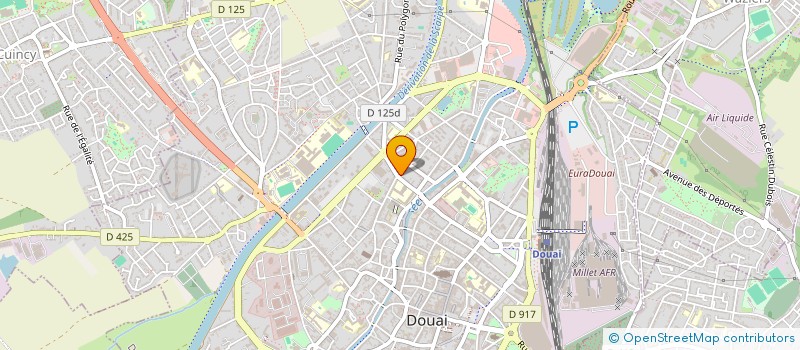 localisation de l'entreprise MADAME NACIMA BENMATTIH à DOUAI