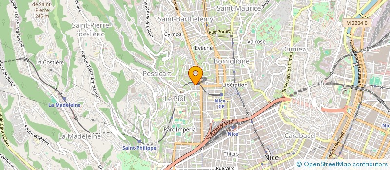 localisation de l'entreprise MADAME NACIMA BOUMAHRA à NICE