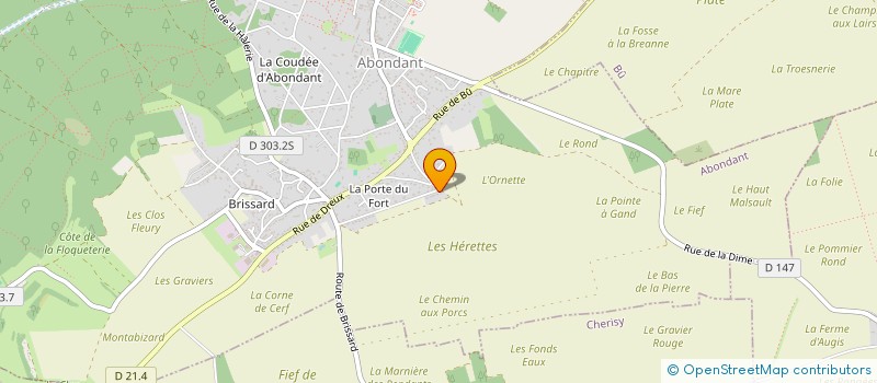 localisation de l'entreprise MADAME NACIMA HASSENA à ABONDANT
