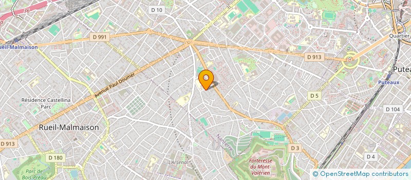 localisation de l'entreprise MADAME NACIMA HOUAM  NANTERRE