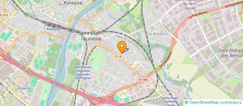 localisation de l'entreprise MADAME NACIRA CHEMMAM à SAINT-OUEN-L'AUMONE