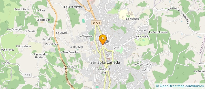 localisation de l'entreprise MADAME NACIRA EL MANOUZI à SARLAT-LA-CANEDA