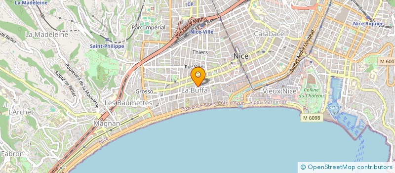 localisation de l'entreprise MADAME NACIRA JEBARI  NICE