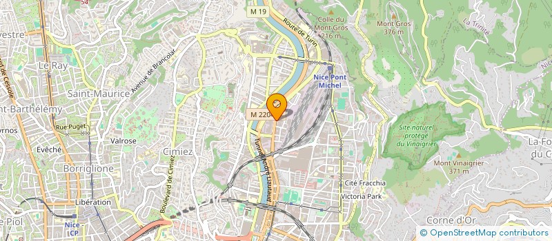 localisation de l'entreprise MADAME NACIRA OULD HOCINE à NICE