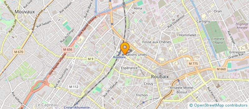 localisation de l'entreprise MADAME NACIRA SELMI à ROUBAIX