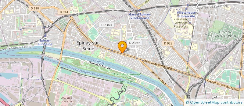 localisation de l'entreprise MADAME NACIRA TALBI à EPINAY-SUR-SEINE