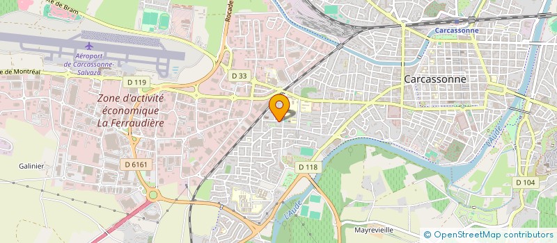 localisation de l'entreprise MADAME NACIRA TOUMI  CARCASSONNE