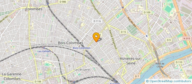 localisation de l'entreprise MADAME NADA BERDOUK à ASNIERES-SUR-SEINE