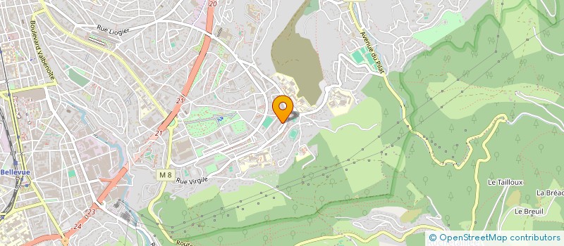 localisation de l'entreprise MADAME NADA DENBRI  SAINT-ETIENNE