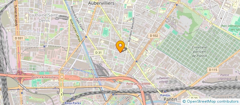localisation de l'entreprise MADAME NADA DINCIC à AUBERVILLIERS