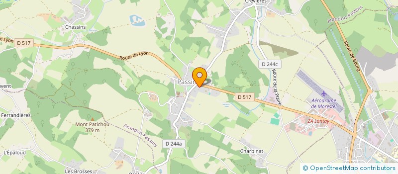 localisation de l'entreprise MADAME NADA DUMONT  ARANDON-PASSINS