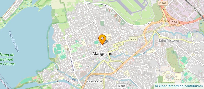 localisation de l'entreprise MADAME NADA EL AOUAD  MARIGNANE