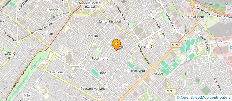 localisation de l'entreprise MADAME NADA EL ARABI  ROUBAIX