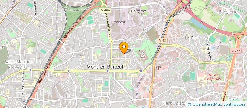 localisation de l'entreprise MADAME NADA EL BALI  MONS-EN-BARUL