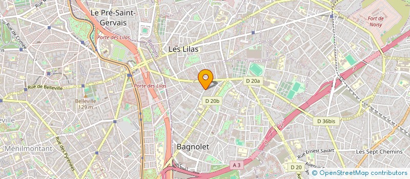 localisation de l'entreprise MADAME NADA GHOSN à BAGNOLET