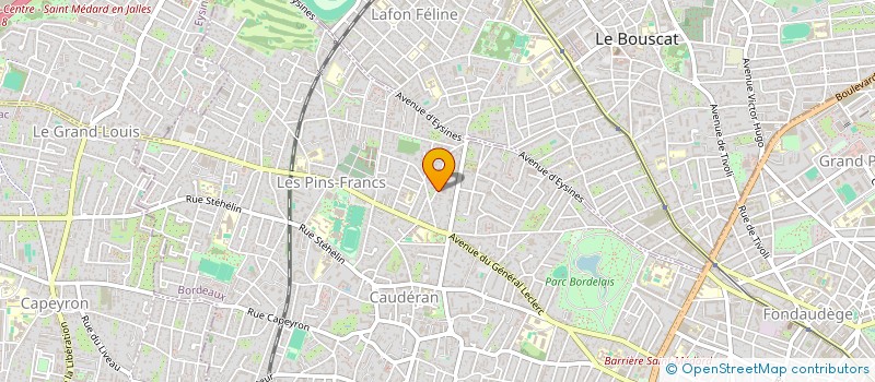 localisation de l'entreprise MADAME NADA LAZAREVITCH  BORDEAUX