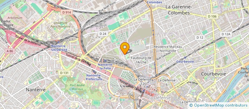 localisation de l'entreprise MADAME NADA NAJI à COURBEVOIE