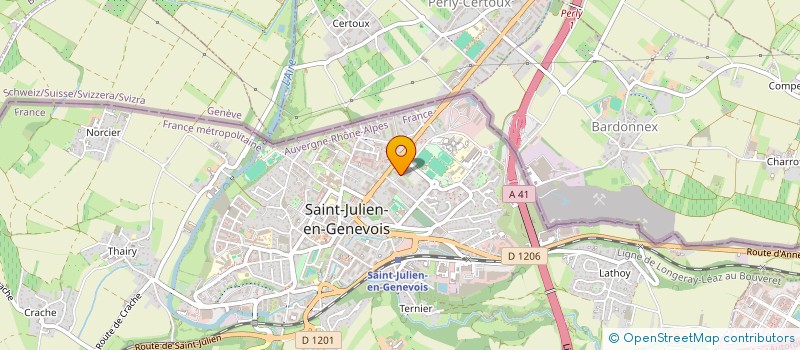 localisation de l'entreprise MADAME NADA OSSEIRAN  SAINT-JULIEN-EN-GENEVOIS