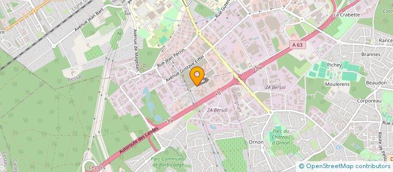 localisation de l'entreprise MADAME NADA OUERDI  CANEJAN