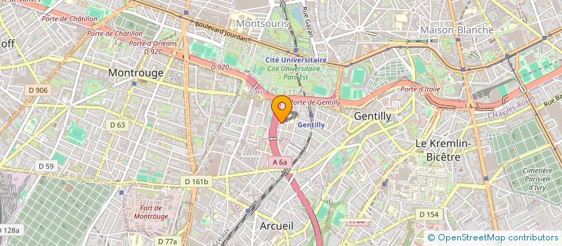 localisation de l'entreprise MADAME NADA RAMI  GENTILLY