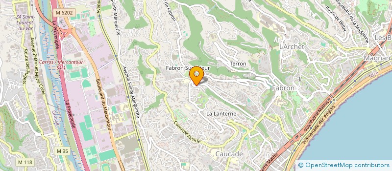 localisation de l'entreprise MADAME NADA SAFRADIN  NICE