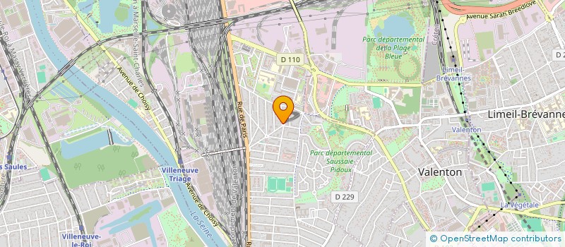 localisation de l'entreprise MADAME NADA SEBAICI  VILLENEUVE-SAINT-GEORGES