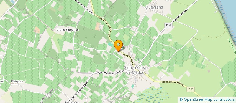 localisation de l'entreprise MADAME NADEGE ALAPHILIPPE  SAINT-YZANS-DE-MEDOC