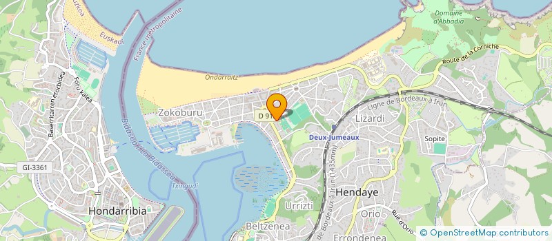 localisation de l'entreprise MADAME NADEGE ALLOATTI à HENDAYE