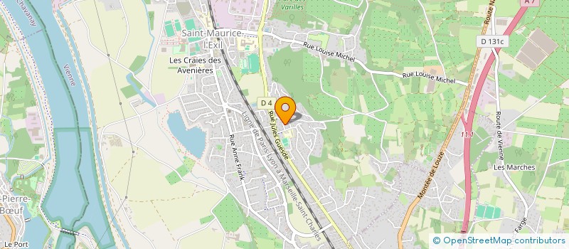 localisation de l'entreprise MADAME NADEGE ALLORGE  SAINT-MAURICE-L'EXIL