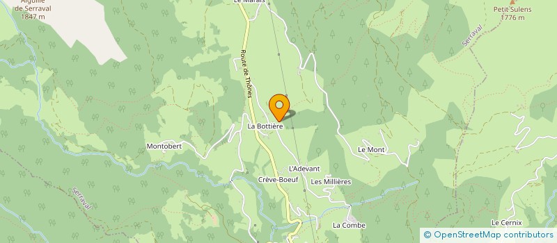 localisation de l'entreprise MADAME NADEGE ANTHOINE MILHOMME  LA BALME DE THUY