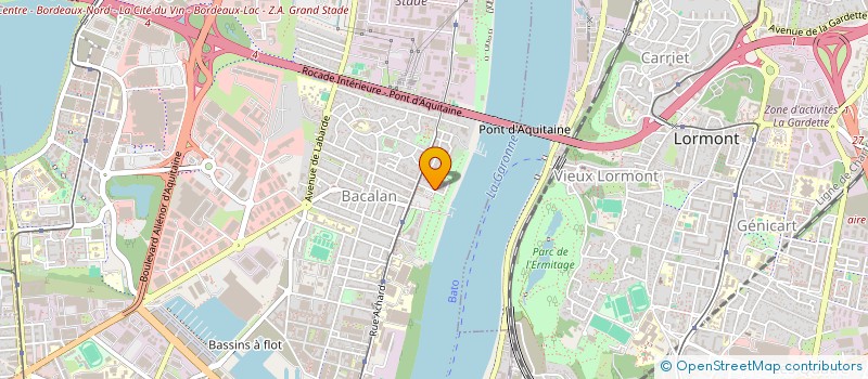 localisation de l'entreprise MADAME NADEGE ANTONOVA  BORDEAUX