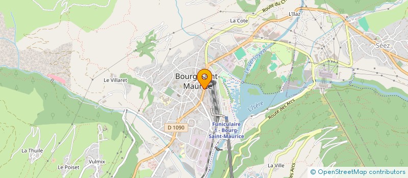 localisation de l'entreprise MADAME NADEGE ANXIONNAZ  BOURG-SAINT-MAURICE