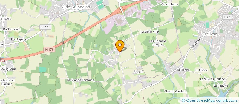 localisation de l'entreprise MADAME NADEGE AUBRY  VILDE-GUINGALAN