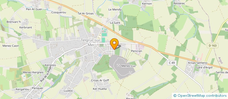 localisation de l'entreprise MADAME NADEGE AVRIL  TELGRUC-SUR-MER