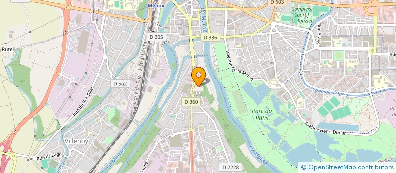localisation de l'entreprise MADAME NADEGE AZZA  NANTEUIL-LES-MEAUX